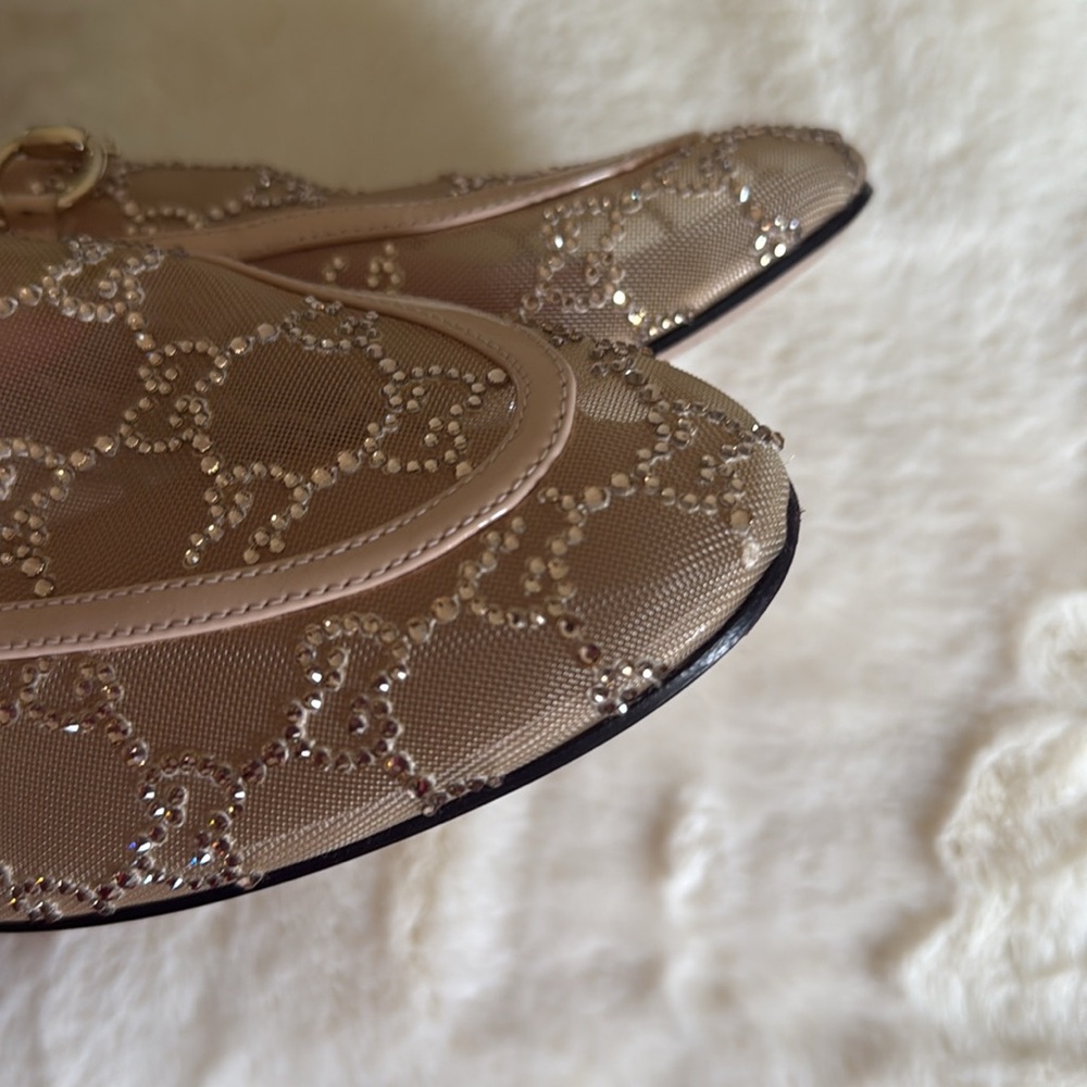 Women's GG Crystal Princetown Slipper - Picture 9 of 9
